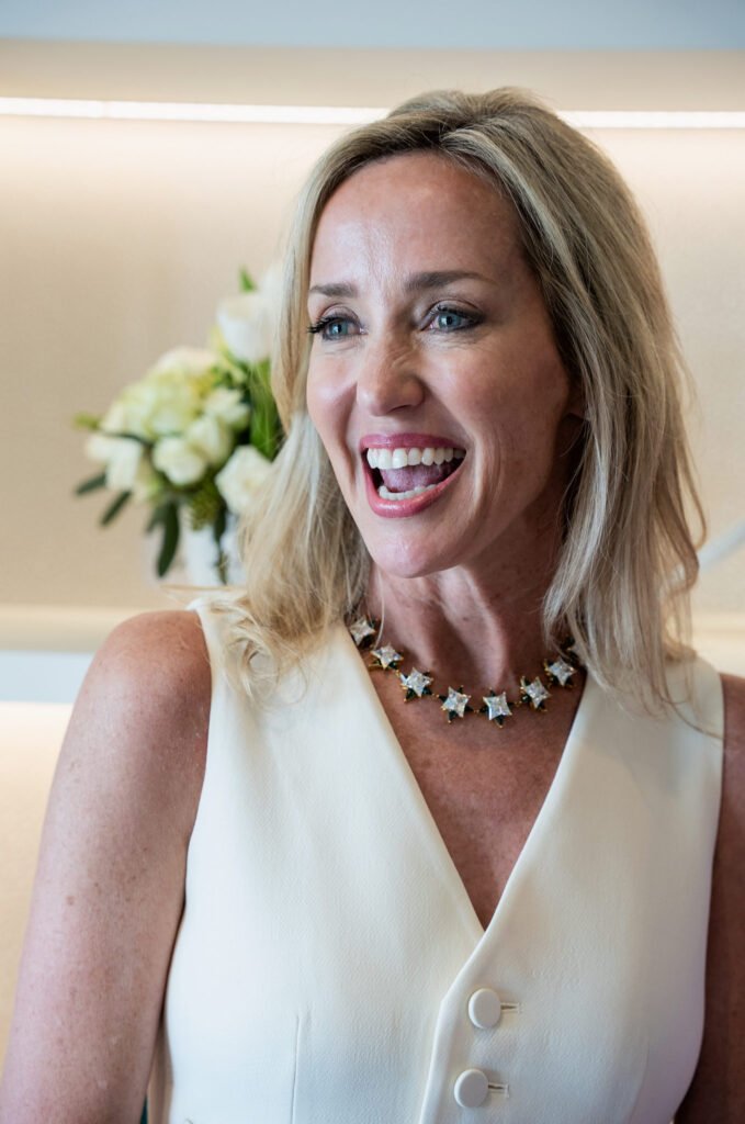 Guest portrait at a luxury boutique brand event